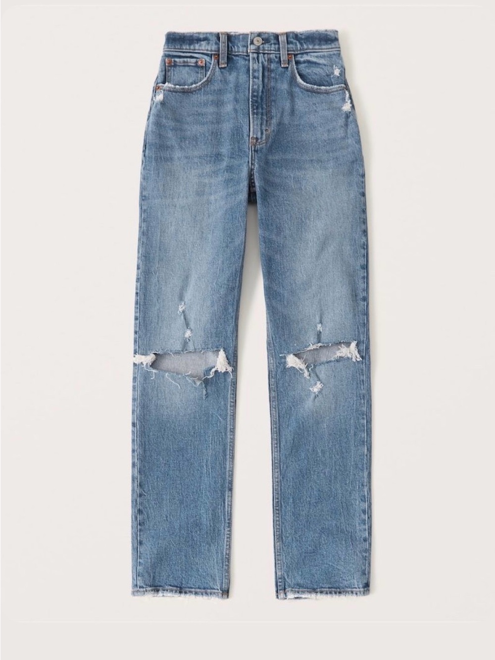 Abercrombie 90’s straight ultra high rise
